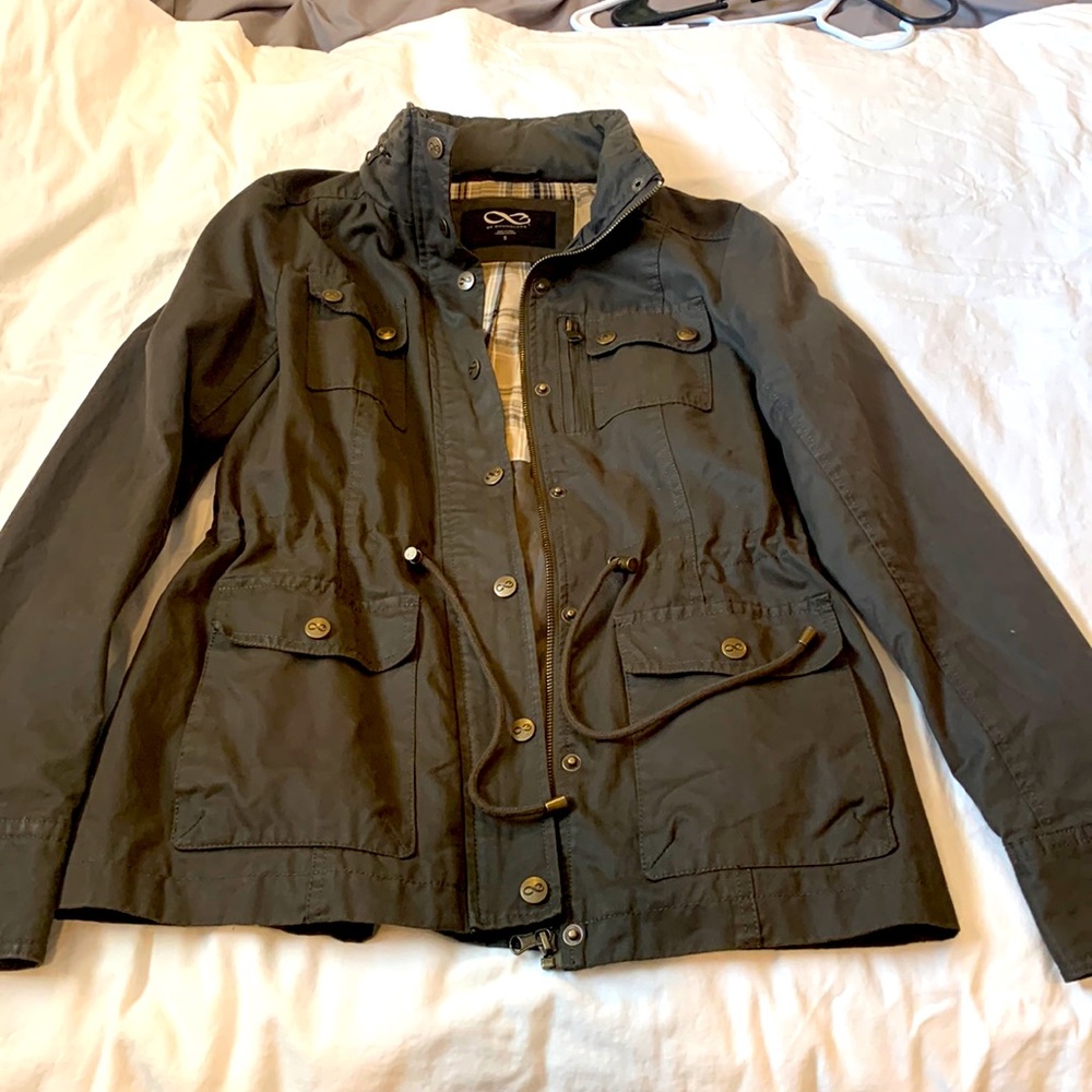 Woman’s Olive Green Utility Jacket -size Small